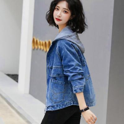 ÁO KHOÁC JEAN PHỐI NÓN XÁM - NK413